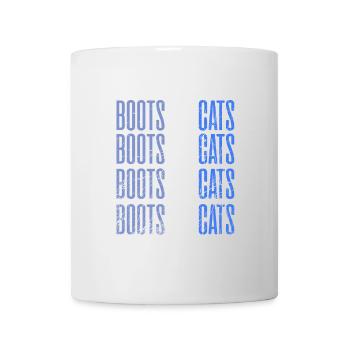 Stiefel und Katzen - Tasse - Weiß - Vorne
