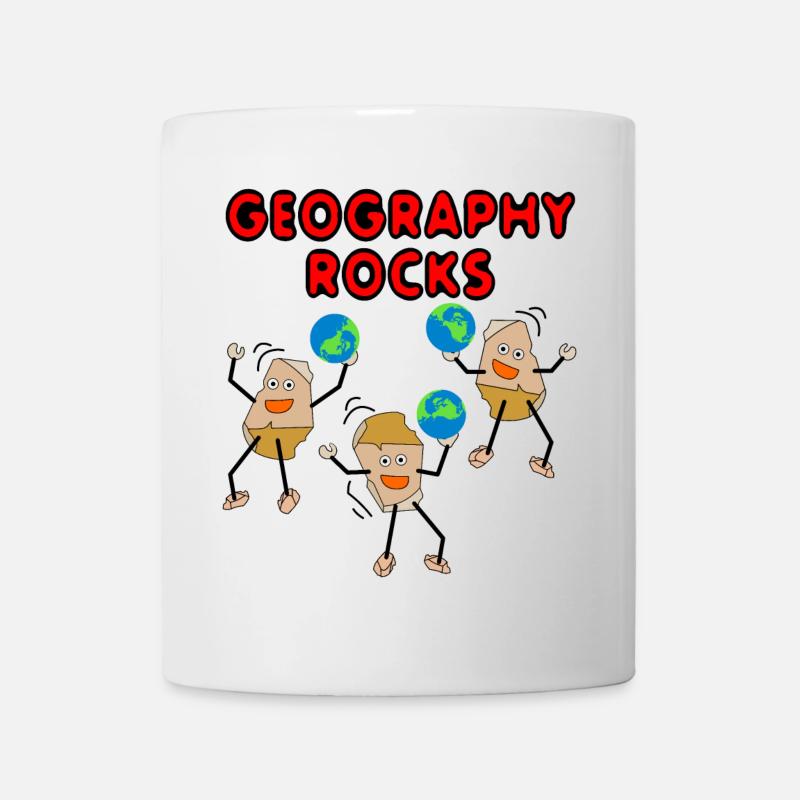 Geography Rocks - Mug - white