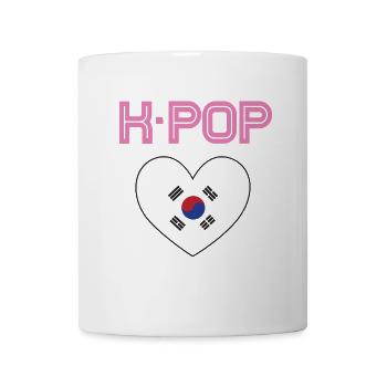 K POP Korea Koreanisch Musik Geschenk Fangirl - Tasse - Weiß - Vorne