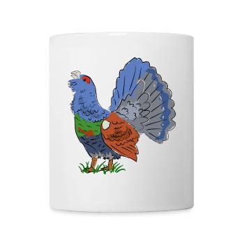 Fabulous capercaillie in a blaze of colour - Mug - white - Front