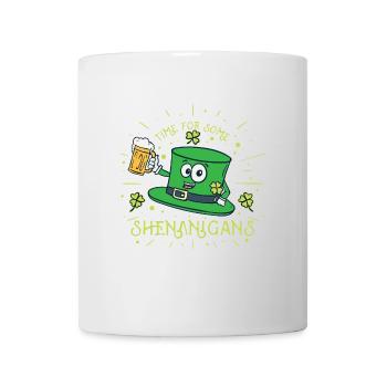 St Patricks Day Irland Party Shamrock Kleeblatt - Tasse - Weiß - Vorne