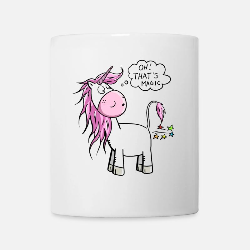 Oh! C'est magique je Licorne Pupst stardust - Mug blanc - blanc
