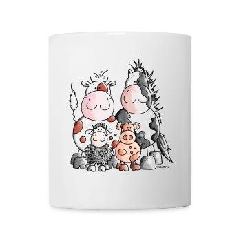 Funny Farm Animals - Mug - white - Front