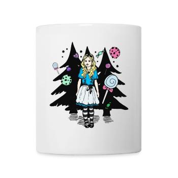 Sugar Town Alice dans la Forêt - Mug blanc - blanc - Devant