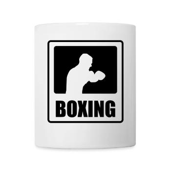 Boxing - Mug blanc - blanc - Devant