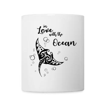In Love with the Ocean - Mug - white - Front