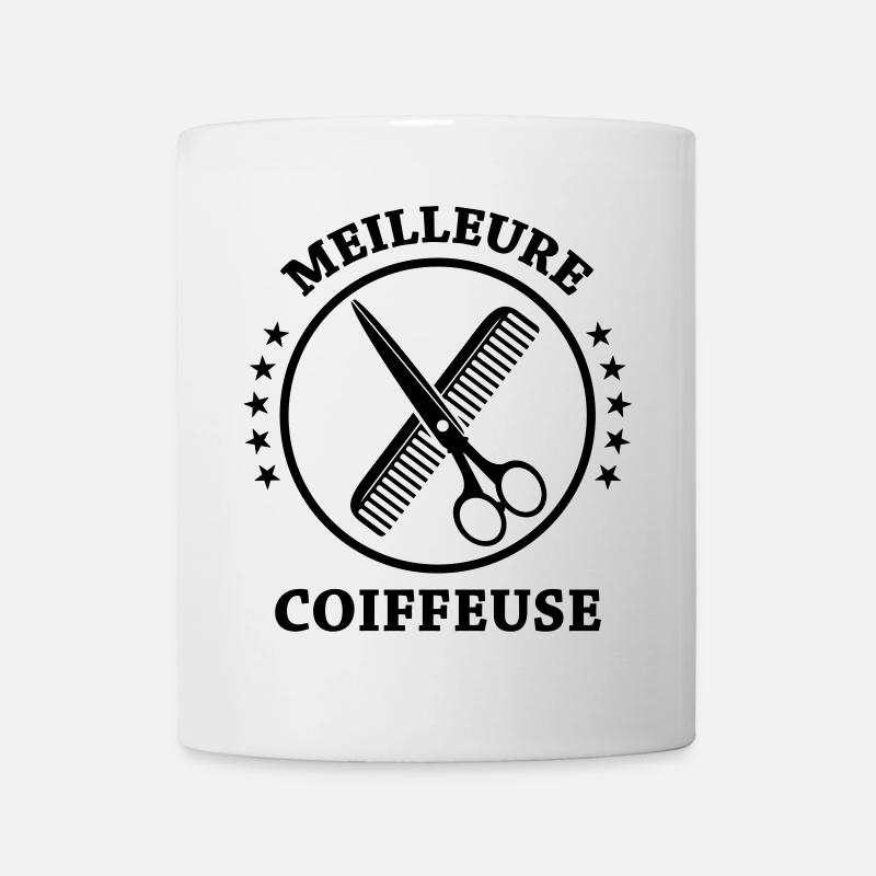 Meilleure Coiffeuse - Mug blanc - blanc