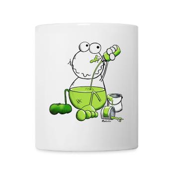 Grenouille Couleur - Mug blanc - blanc - Devant