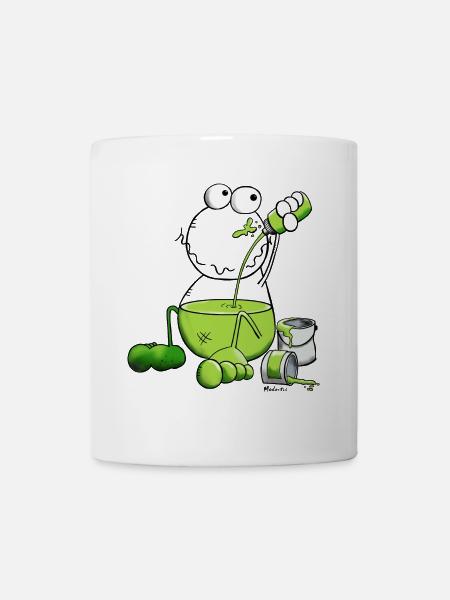 Grenouille Couleur - Mug blanc - blanc