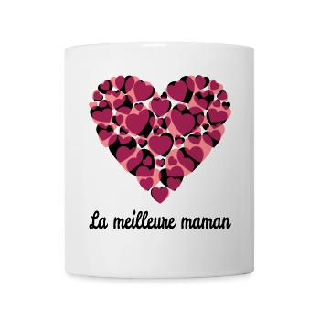 la meilleure maman - Tasse - Weiß - Vorne