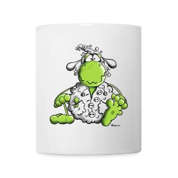 Grenouille en vêtements de mouton - Mug blanc - blanc - Devant