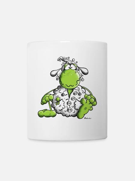 Frosch im Schaffell - Tasse - Weiß