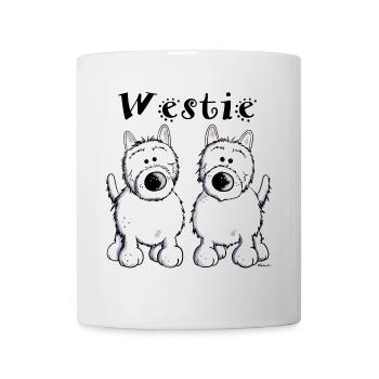 Cute West Highland Terrier - Mug - white - Front