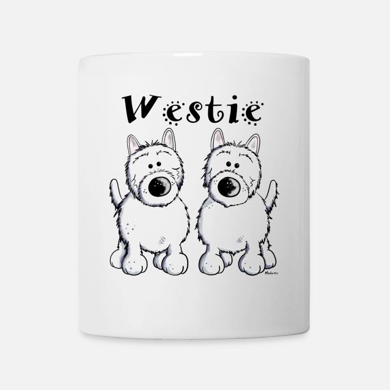 Mignon West Highland Terrier - Mug blanc - blanc