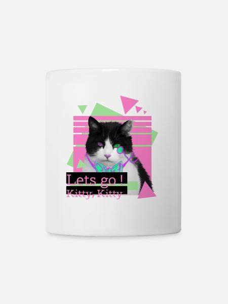 Lets go kitty, kitty - Tasse - Weiß