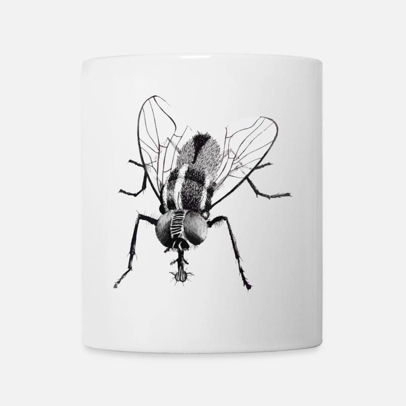 Mouche noire - Mug blanc - blanc