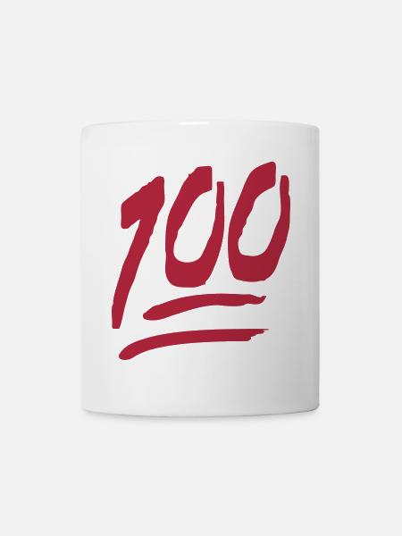 100 - Tasse - Weiß