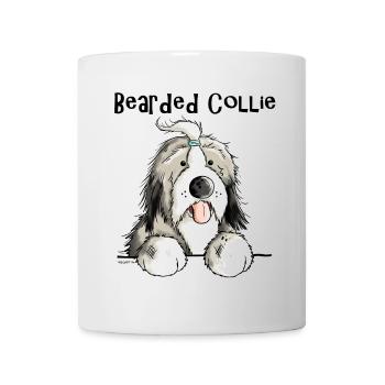 Mignon Bearded Collie - Mug blanc - blanc - Devant