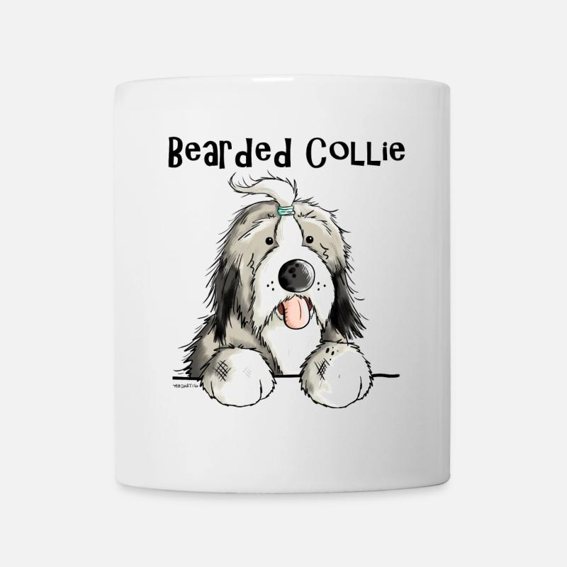Süßer Bearded Collie - Tasse - Weiß