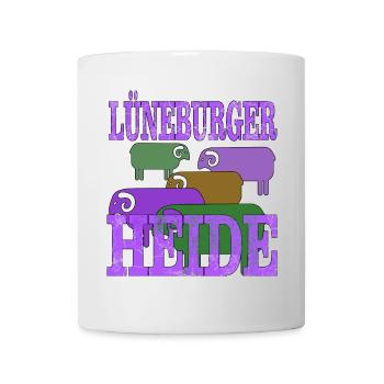 Lüneburger Heide Motiv - Tasse - Weiß - Vorne