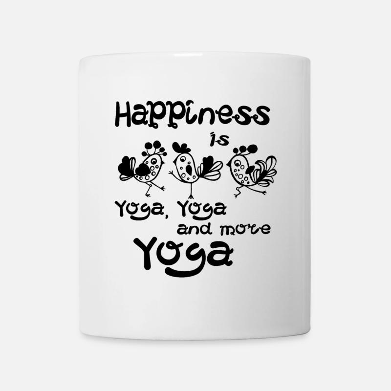 Yoga - Tasse - Weiß