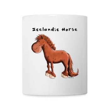 Icelandic Horse - Mug - white - Front