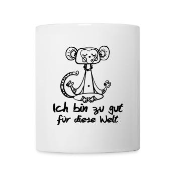 zu gut - Tasse - Weiß - Vorne