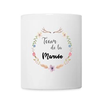 team de la mariée boho - Mug blanc - blanc - Devant