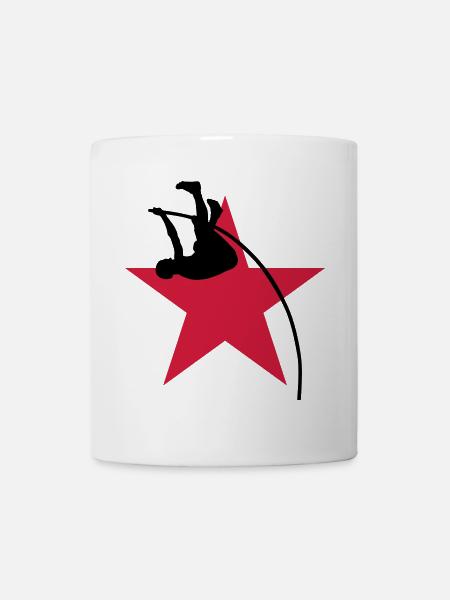 Saut à la Perche Sauteur Sport Sportif Athlète - Mug blanc - blanc
