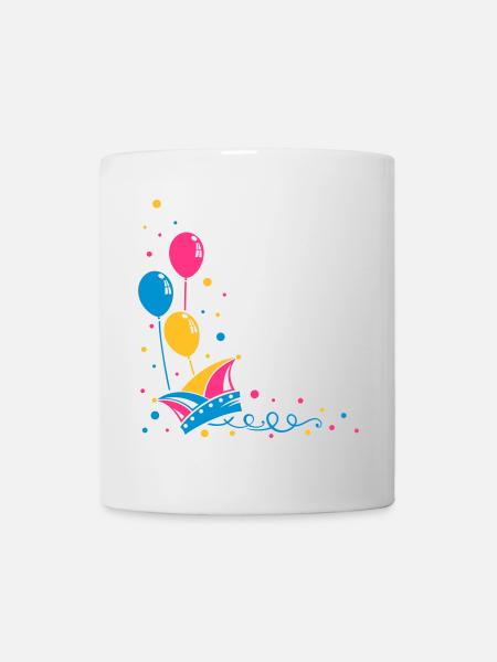 Narrenkappe Karneval Fasching - Tasse - Weiß