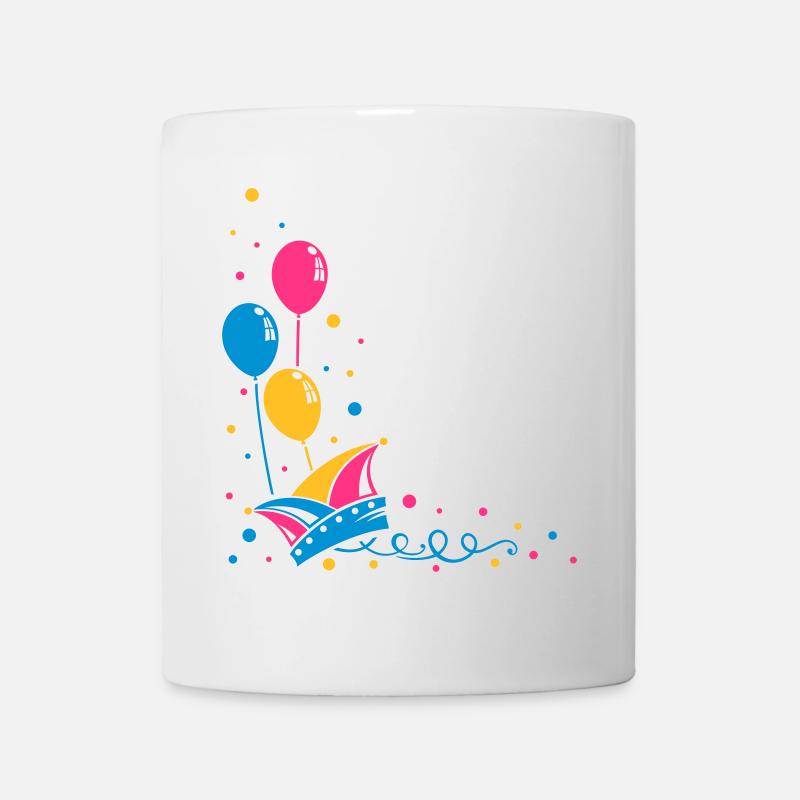 Narrenkappe Karneval Fasching - Tasse - Weiß