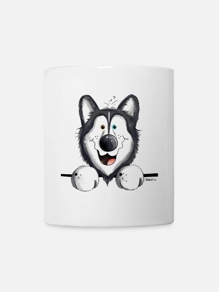 Happy Husky - Mug - white