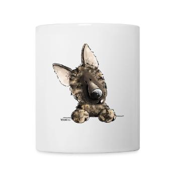 Chien de berger hollandais drôle I Comic - Mug blanc - blanc - Devant