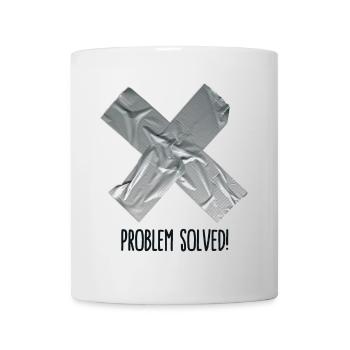 Problem Solved Duct tape - Mug - white - Front