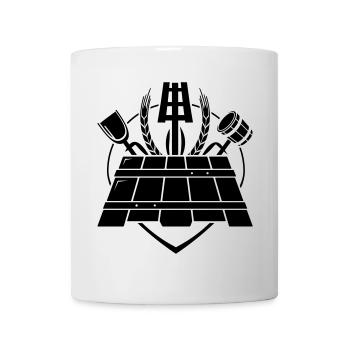 Bierbrauer Zunft, Brauer Logo, Bier - Tasse - Weiß - Vorne
