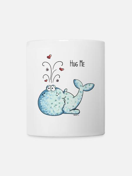 Hug Me Wal - Tasse - Weiß