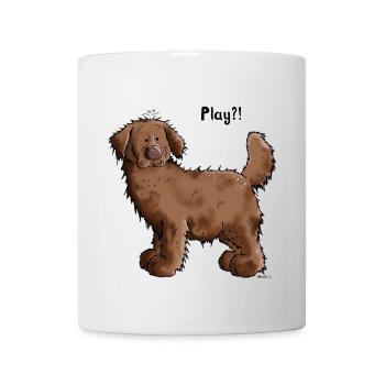Play Neufundländer - Tasse - Weiß - Vorne