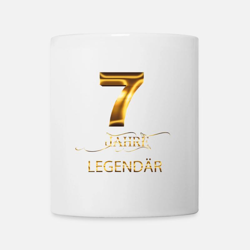 7 Jahre Legendär - Tasse - Weiß