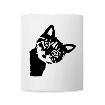 Cat, cute kitten - 2 colors - Mug blanc - blanc - Devant
