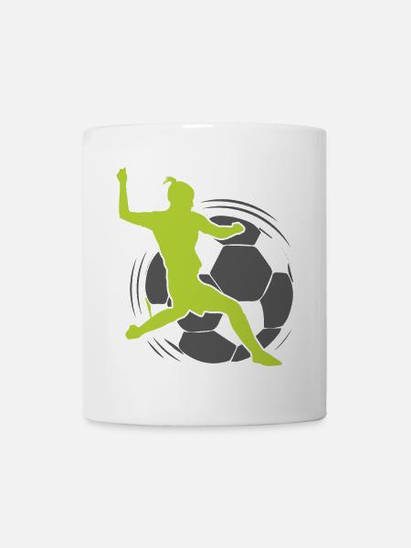 Frauenfussball - Fussballerin - Tasse - Weiß
