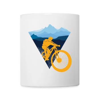 Bicycle | Mountain bike - Mug - white - Front