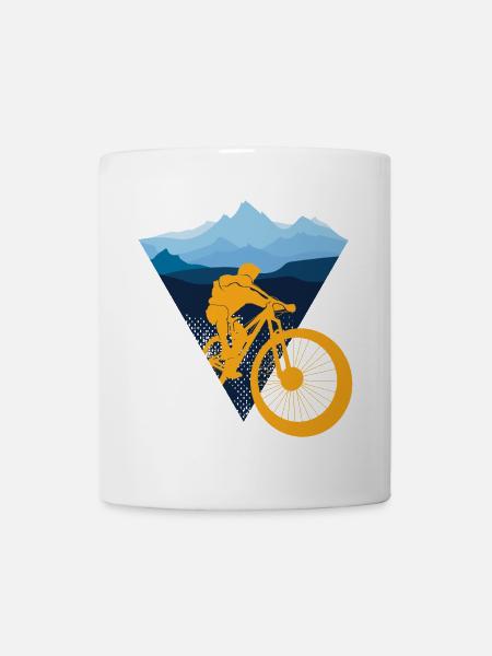 Fahrrad | Mountainbike - Tasse - Weiß