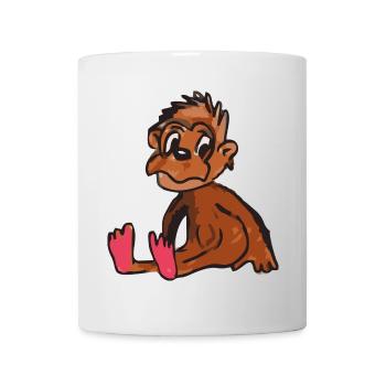 monkey monkey - Mug - white - Front
