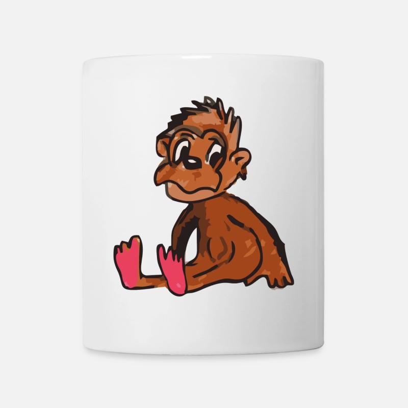 monkey monkey - Mug - white