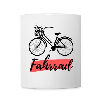 Cycling Shirt – I Love Cycling Design - Mug - white - Front