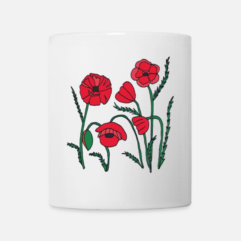 Poppy - Mug - white