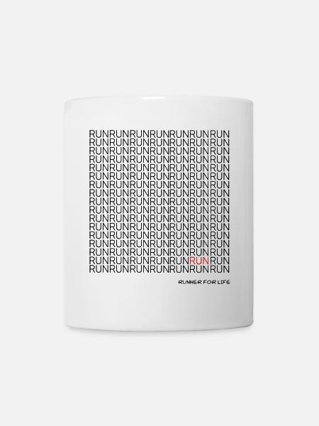 coureur - Mug blanc - blanc