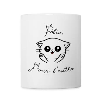 Feline for the other - Mug - white - Front