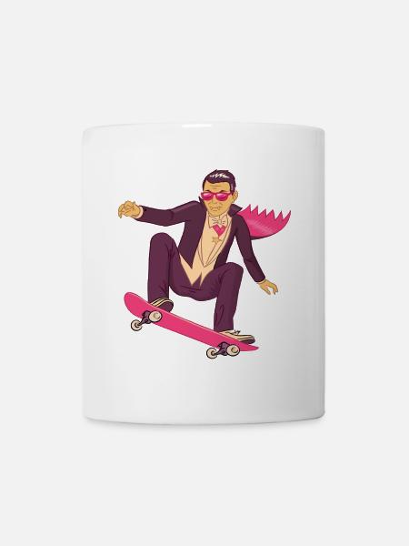 Skater Skating - Tasse - Weiß