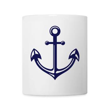 Anchor Retro - Mug - white - Front